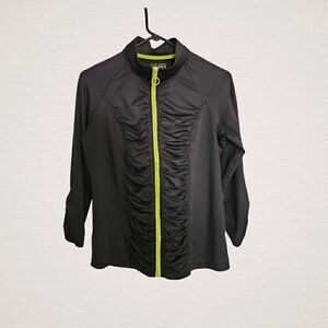 Hard Candy Sport Running Jacket Black Womens Size XL